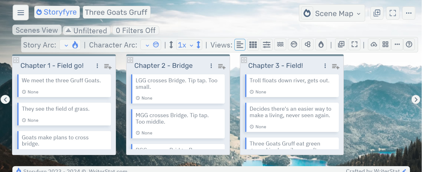 Storyfyre Three Goats Gruff Example Primer