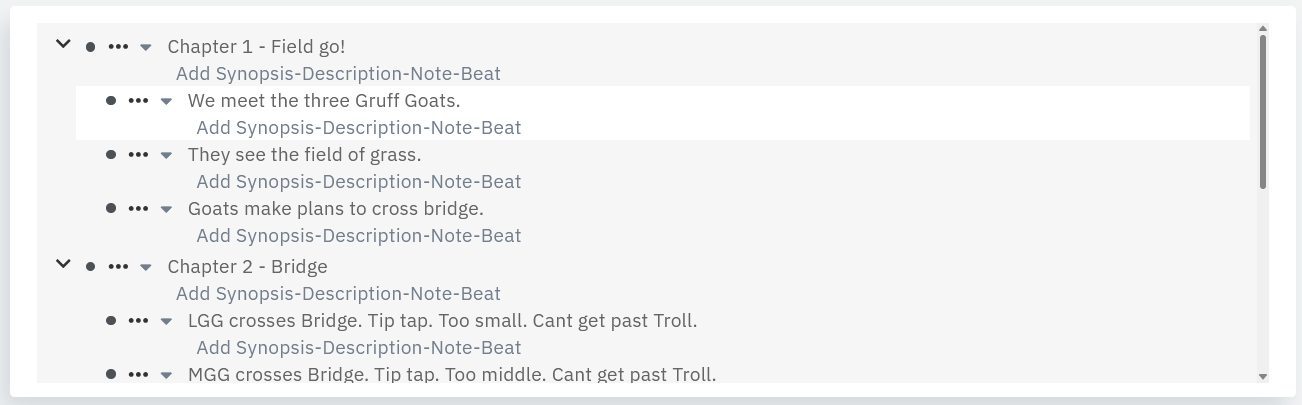Storyfyre Scenes Outline